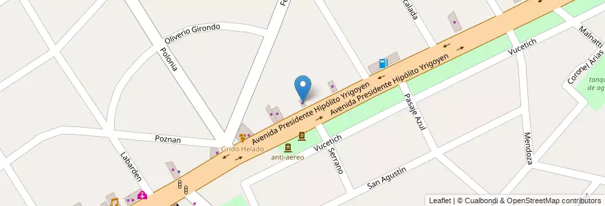 Mapa de ubicacion de Rulemanes en Arjantin, Buenos Aires, Partido De José C. Paz.