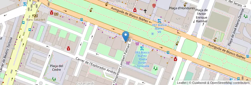 Mapa de ubicacion de Rumbo 144 en スペイン, バレンシア州, València / Valencia, Comarca De València, València.