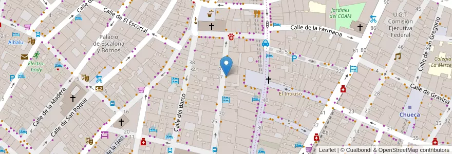 Mapa de ubicacion de Rutabaga en إسبانيا, منطقة مدريد, منطقة مدريد, Área Metropolitana De Madrid Y Corredor Del Henares, مدريد.