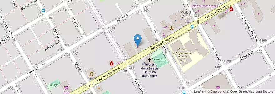 Mapa de ubicacion de S & L Mercería y Bijou en アルゼンチン, リオネグロ州, Departamento Adolfo Alsina, Viedma, Viedma.