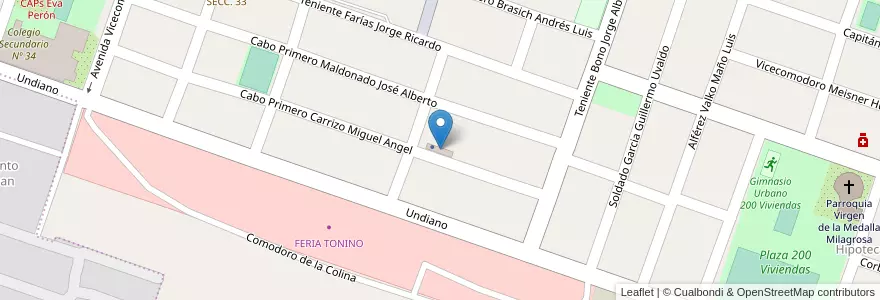 Mapa de ubicacion de S. U . M - 370 VIV.  ALTO COMEDERO en الأرجنتين, Jujuy, Departamento Doctor Manuel Belgrano, Municipio De San Salvador De Jujuy, Alto Comedero.