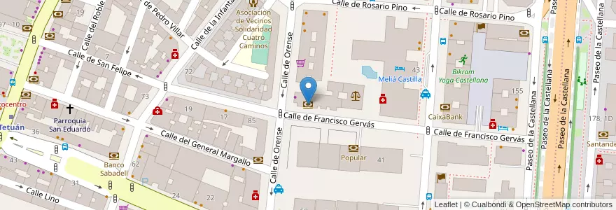 Mapa de ubicacion de Sabadell en スペイン, マドリード州, Comunidad De Madrid, Área Metropolitana De Madrid Y Corredor Del Henares, Madrid.