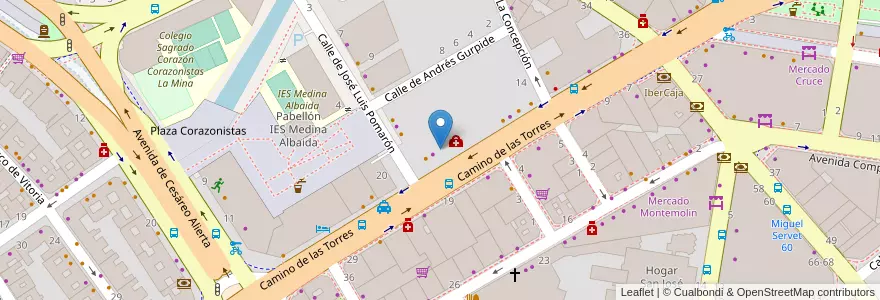 Mapa de ubicacion de Sabadell en إسبانيا, أرغون, سرقسطة, Zaragoza, سرقسطة.