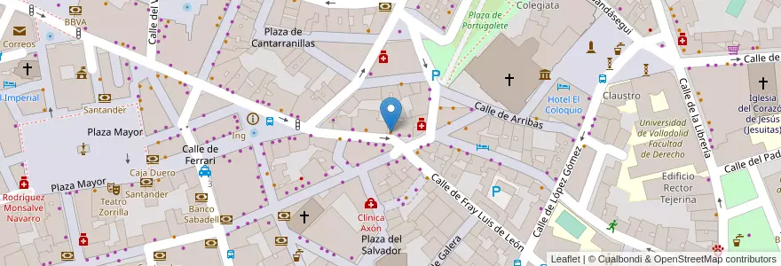 Mapa de ubicacion de Saboor Kebab en Espagne, Castille-Et-León, Valladolid, Valladolid.