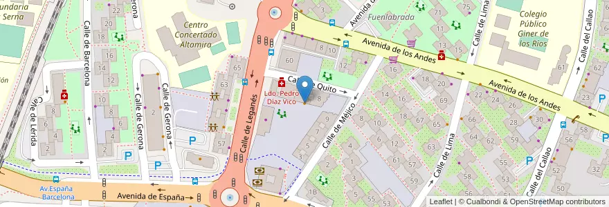 Mapa de ubicacion de Sabor Añejo en España, Comunidad De Madrid, Comunidad De Madrid, Área Metropolitana De Madrid Y Corredor Del Henares, Fuenlabrada.