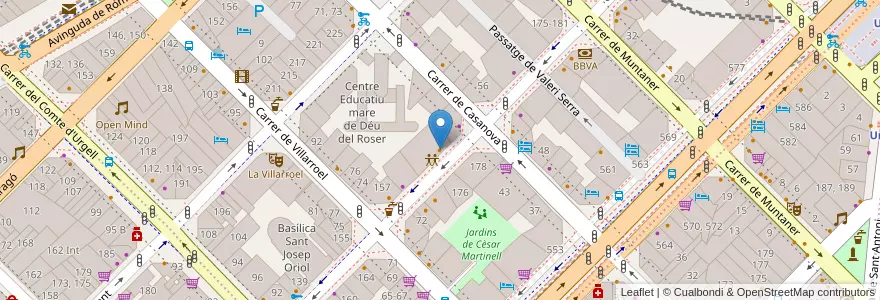 Mapa de ubicacion de Sabor de ciudad natal en 西班牙, Catalunya, Barcelona, Barcelonès, Barcelona.