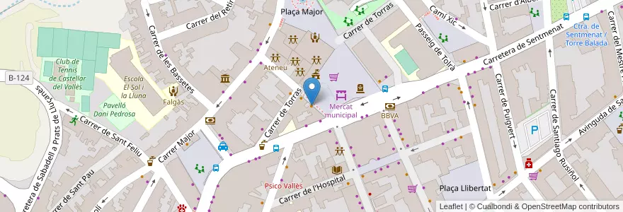 Mapa de ubicacion de Sabor Kebab en إسبانيا, كتالونيا, برشلونة, فالس أوكيدنتل, Castellar Del Vallès.