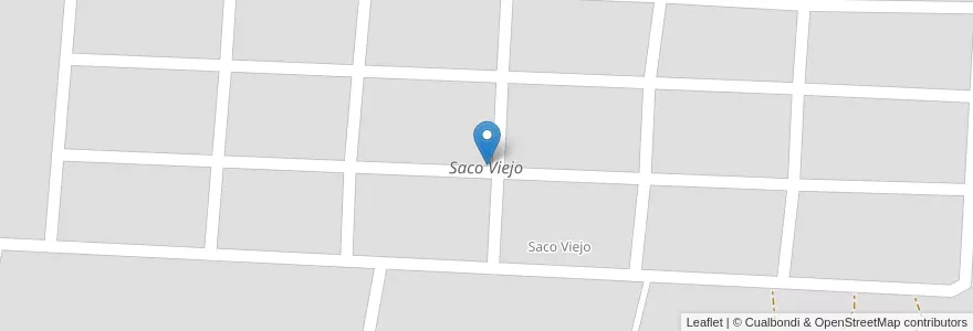 Mapa de ubicacion de Saco Viejo en Argentina, Río Negro, Departamento San Antonio, San Antonio Oeste.