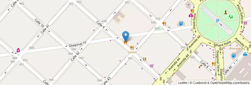 Mapa de ubicacion de Saki Sushi, Casco Urbano en Arjantin, Buenos Aires, Partido De La Plata, La Plata.