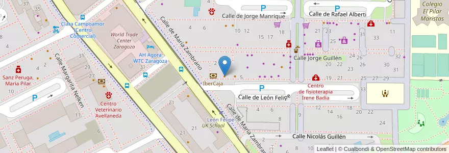 Mapa de ubicacion de Sakura Teppan Yaki en إسبانيا, أرغون, سرقسطة, Zaragoza, سرقسطة.