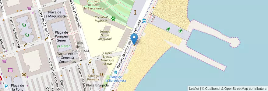 Mapa de ubicacion de Sal Café en Espanha, Catalunha, Barcelona, Barcelonès, Barcelona.