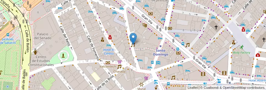 Mapa de ubicacion de Sala Cool en Испания, Мадрид, Мадрид, Área Metropolitana De Madrid Y Corredor Del Henares, Мадрид.