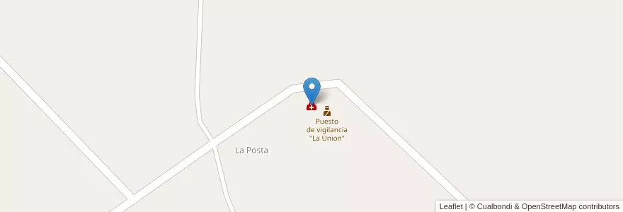 Mapa de ubicacion de sala de atencion en アルゼンチン, ブエノスアイレス州, Partido De General Guido.