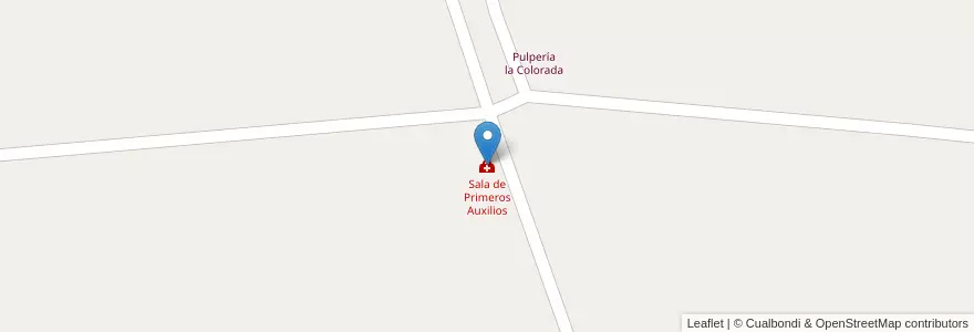 Mapa de ubicacion de Sala de Primeros Auxilios en Argentinië, Buenos Aires, Partido De General Viamonte.