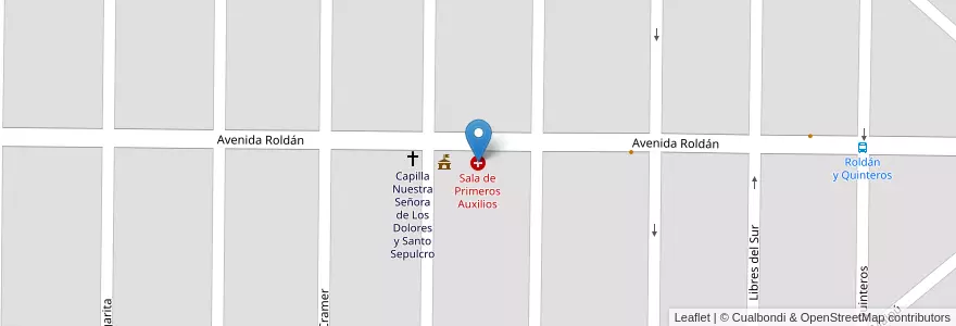 Mapa de ubicacion de Sala de Primeros Auxilios en Argentinië, Buenos Aires, Partido De La Costa, Nueva Atlantis.