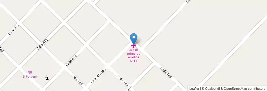 Mapa de ubicacion de Sala de primeros auxilios N°11, Arturo Segui en 阿根廷, 布宜诺斯艾利斯省, Partido De La Plata, Arturo Seguí.