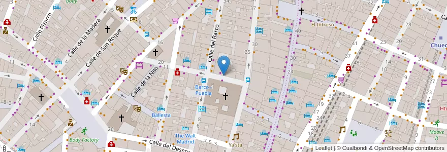 Mapa de ubicacion de Sala Republik en Espanha, Comunidade De Madrid, Comunidade De Madrid, Área Metropolitana De Madrid Y Corredor Del Henares, Madrid.