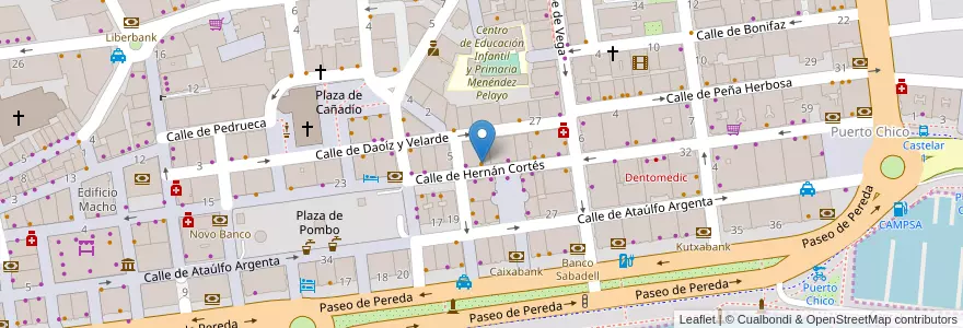 Mapa de ubicacion de Sala Rocambole en スペイン, カンタブリア州, カンタブリア州, Santander, Santander.