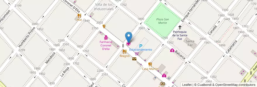 Mapa de ubicacion de Sala Salud en الأرجنتين, بوينس آيرس, Partido De Lanús, Lanús Oeste.