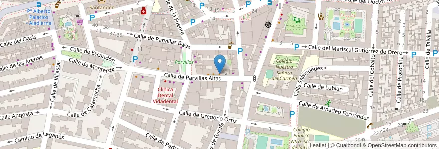 Mapa de ubicacion de Salma Kebab en Sepanyol, Comunidad De Madrid, Comunidad De Madrid, Área Metropolitana De Madrid Y Corredor Del Henares, Madrid.