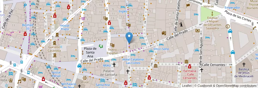 Mapa de ubicacion de Salmon Guru en Испания, Мадрид, Мадрид, Área Metropolitana De Madrid Y Corredor Del Henares, Мадрид.
