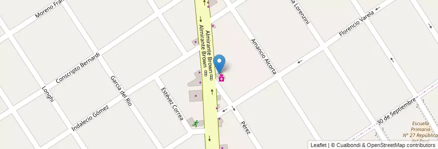 Mapa de ubicacion de Salon A Estilistas en Arjantin, Buenos Aires, Partido De Lomas De Zamora, Temperley.