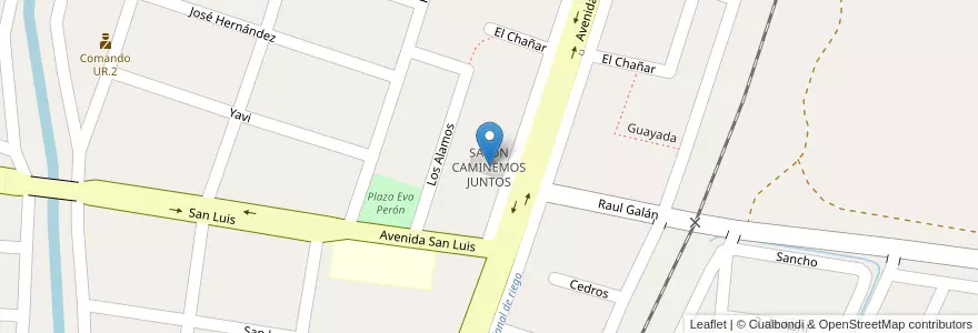 Mapa de ubicacion de SALON CAMINEMOS JUNTOS en アルゼンチン, フフイ州, Departamento San Pedro, Municipio De San Pedro De Jujuy.