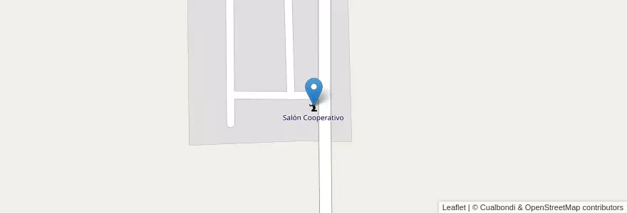 Mapa de ubicacion de Salón Cooperativo en Arjantin, Şili, Mendoza, Distrito Tres De Mayo, Departamento Lavalle.