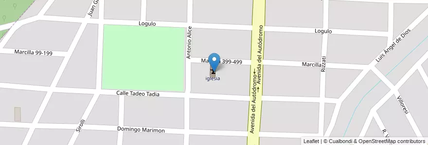 Mapa de ubicacion de Salón del Reino de los Testigos de Jehová en Аргентина, Сальта, Capital, Municipio De Salta, Salta.