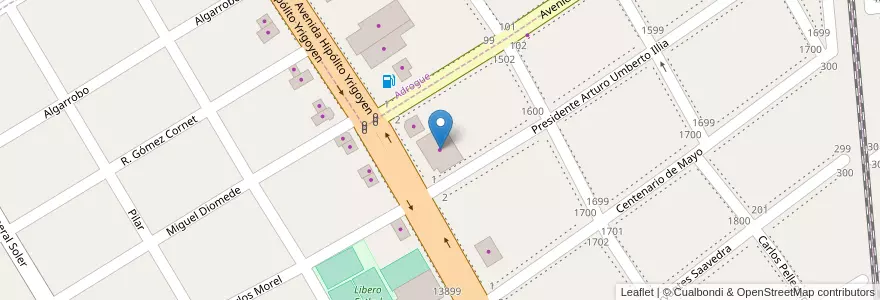 Mapa de ubicacion de Salone dell' Auto en Argentinië, Buenos Aires, Partido De Almirante Brown.