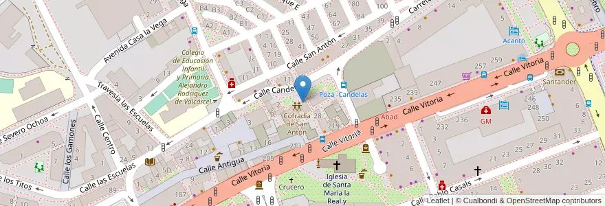 Mapa de ubicacion de Salva en スペイン, カスティーリャ・イ・レオン州, Burgos, Alfoz De Burgos, Burgos.
