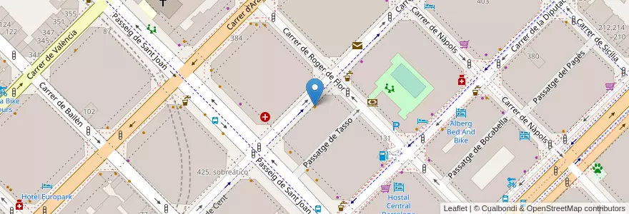 Mapa de ubicacion de Sam By Ja - Samgyetang restaurant en Espanha, Catalunha, Barcelona, Barcelonès, Barcelona.