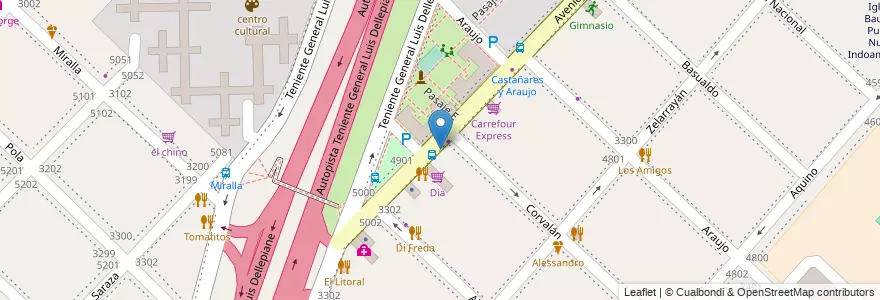 Mapa de ubicacion de SamoVet, Villa Lugano en الأرجنتين, Ciudad Autónoma De Buenos Aires, Buenos Aires, Comuna 8.
