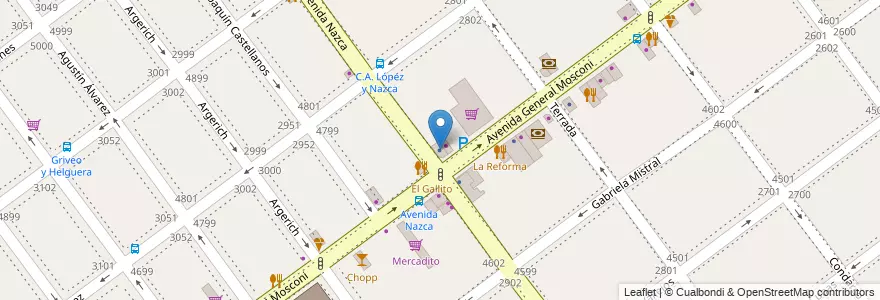 Mapa de ubicacion de Sampedro, Villa Pueyrredon en Arjantin, Ciudad Autónoma De Buenos Aires, Comuna 12, Buenos Aires.