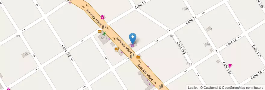 Mapa de ubicacion de San Agustín Market en Argentinië, Buenos Aires, Partido De Berazategui, Berazategui.