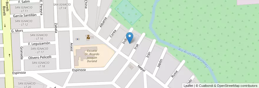Mapa de ubicacion de SAN ALFONSO - 308 C en アルゼンチン, サルタ州, Capital, Municipio De Salta, Salta.