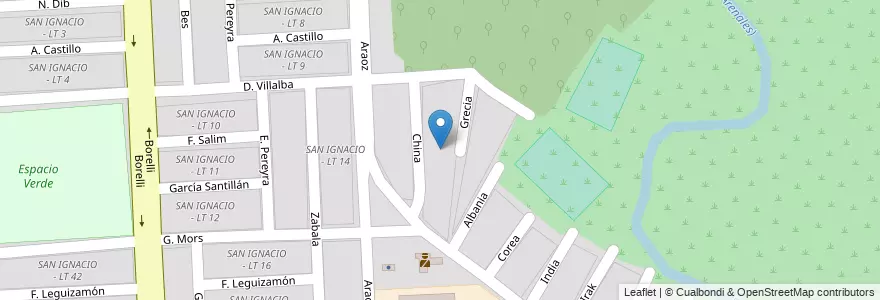 Mapa de ubicacion de SAN ALFONSO - 309 B en Arjantin, Salta, Capital, Municipio De Salta, Salta.