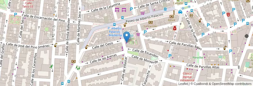 Mapa de ubicacion de San Andrés en 스페인, Comunidad De Madrid, Comunidad De Madrid, Área Metropolitana De Madrid Y Corredor Del Henares, 마드리드.