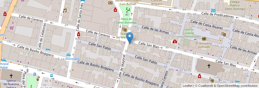 Mapa de ubicacion de San Blas 97 en Испания, Арагон, Сарагоса, Zaragoza, Сарагоса.