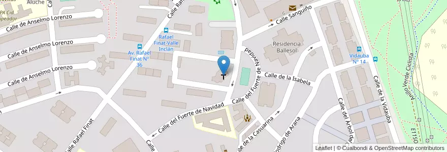 Mapa de ubicacion de San Braulio en Испания, Мадрид, Мадрид, Área Metropolitana De Madrid Y Corredor Del Henares, Мадрид.