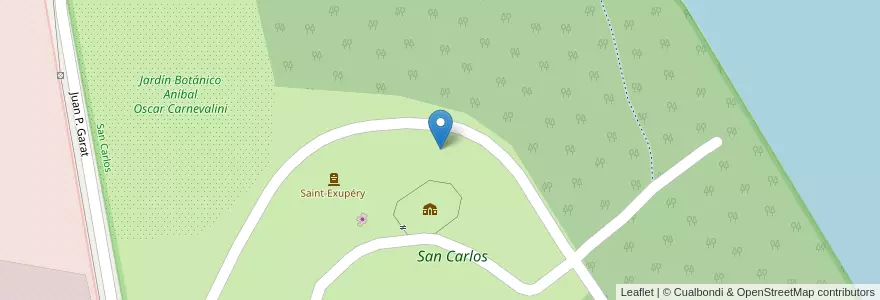 Mapa de ubicacion de San Carlos en 阿根廷, 恩特雷里奥斯省, Departamento Concordia, Distrito Suburbios, Concordia, Concordia.