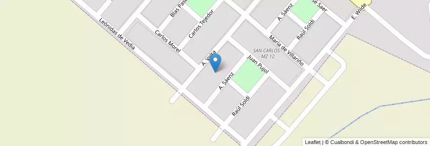 Mapa de ubicacion de SAN CARLOS - MZ 15 en 아르헨티나, Salta, Capital, Salta.