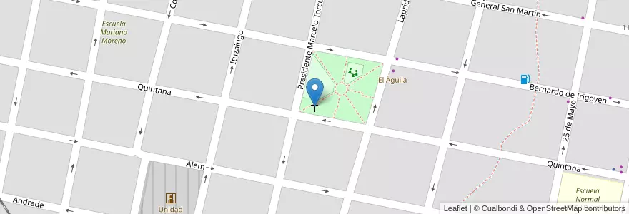 Mapa de ubicacion de San Expedito en アルゼンチン, エントレ・リオス州, Departamento Concordia, Distrito Suburbios, Concordia, Concordia.