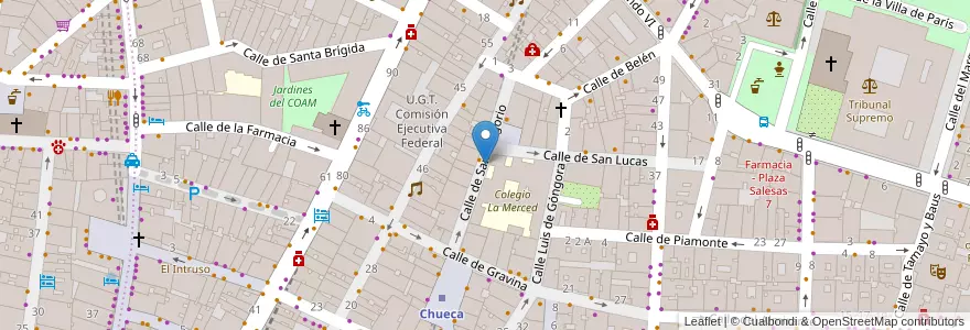 Mapa de ubicacion de SAN GREGORIO, CALLE, DE,11 en إسبانيا, منطقة مدريد, منطقة مدريد, Área Metropolitana De Madrid Y Corredor Del Henares, مدريد.