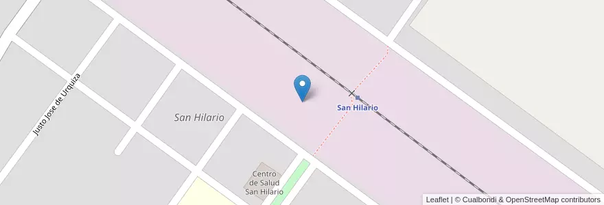 Mapa de ubicacion de San Hilario en آرژانتین, Formosa, Departamento Formosa, Municipio De San Hilario, San Hilario.