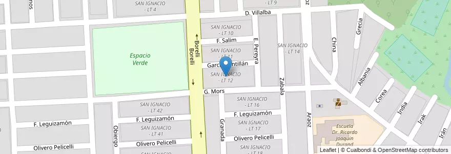 Mapa de ubicacion de SAN IGNACIO - LT 12 en Argentina, Salta, Capital, Municipio De Salta, Salta.