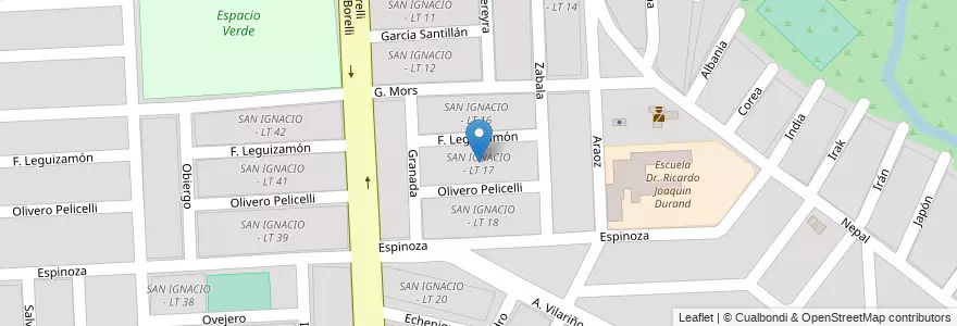 Mapa de ubicacion de SAN IGNACIO - LT 17 en Argentina, Salta, Capital, Municipio De Salta, Salta.