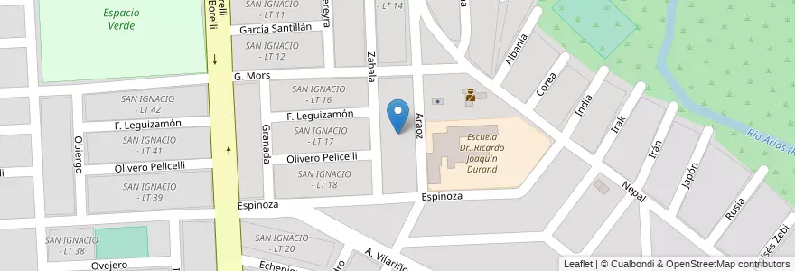 Mapa de ubicacion de SAN IGNACIO - LT 19 en Argentinië, Salta, Capital, Municipio De Salta, Salta.