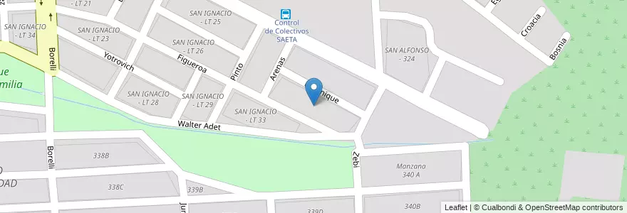 Mapa de ubicacion de SAN IGNACIO - LT 32 en 아르헨티나, Salta, Capital, Municipio De Salta, Salta.