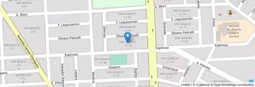 Mapa de ubicacion de SAN IGNACIO - LT 39 en 아르헨티나, Salta, Capital, Municipio De Salta, Salta.